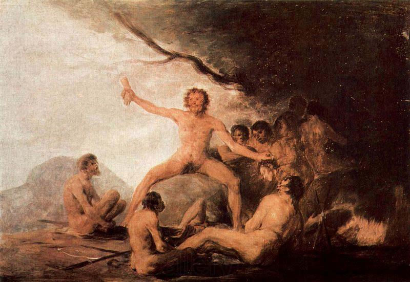 Francisco de Goya Der Kadaver des Jesuiten Brebeuf France oil painting art